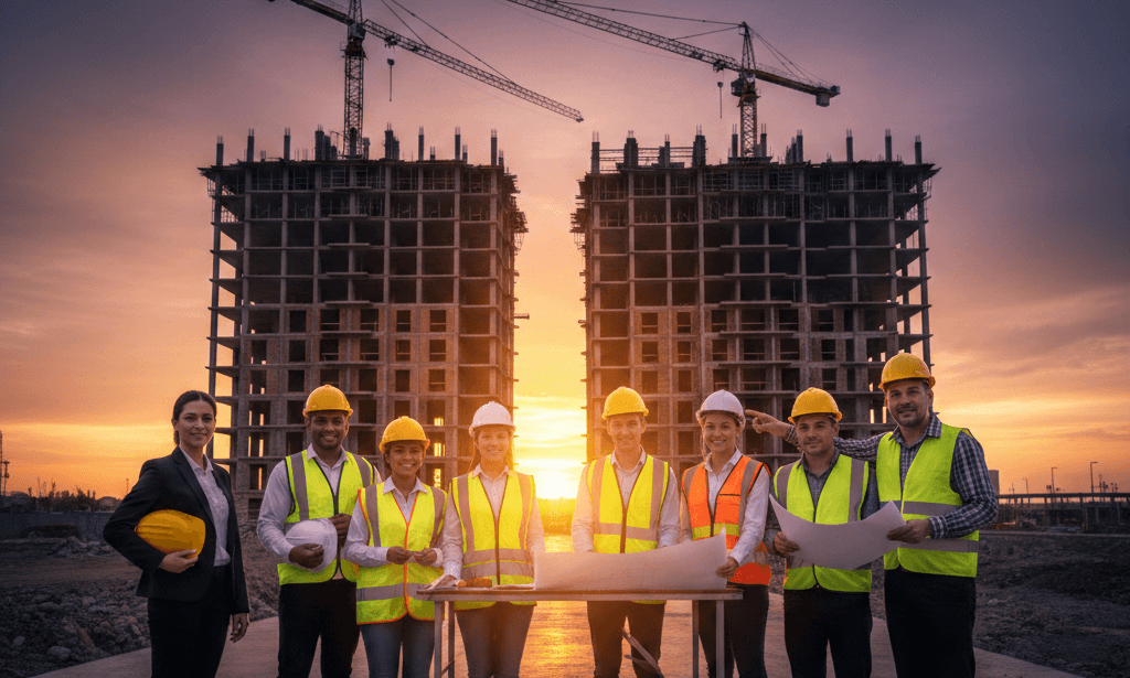 Reconversion Conducteur de Travaux Bâtiment : Devenez Chef de Chantier en 7 Mois